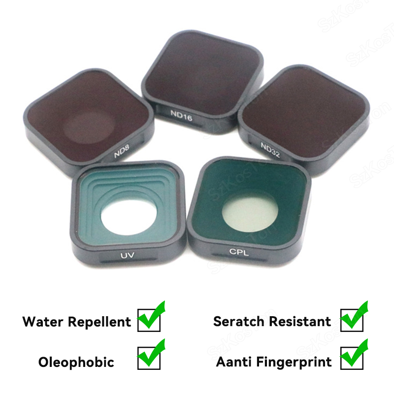 UV CPL ND8 ND16 ND32 Filter fo - Gopro Action Camera Hero 13 Black recension och pris