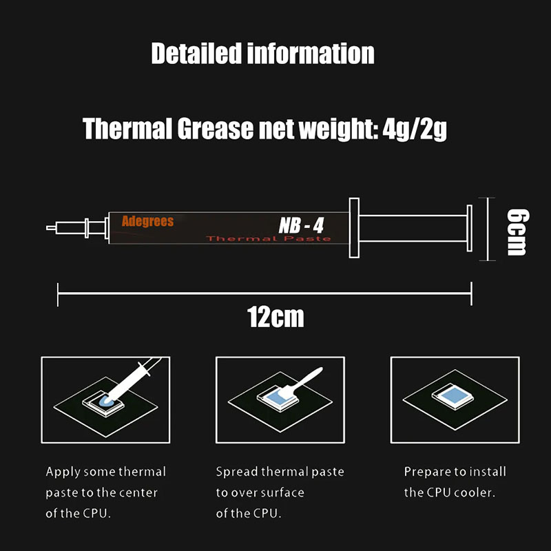 Thermal Paste 18W/mk Thermal C - Thermal Paste Cpu recension och pris