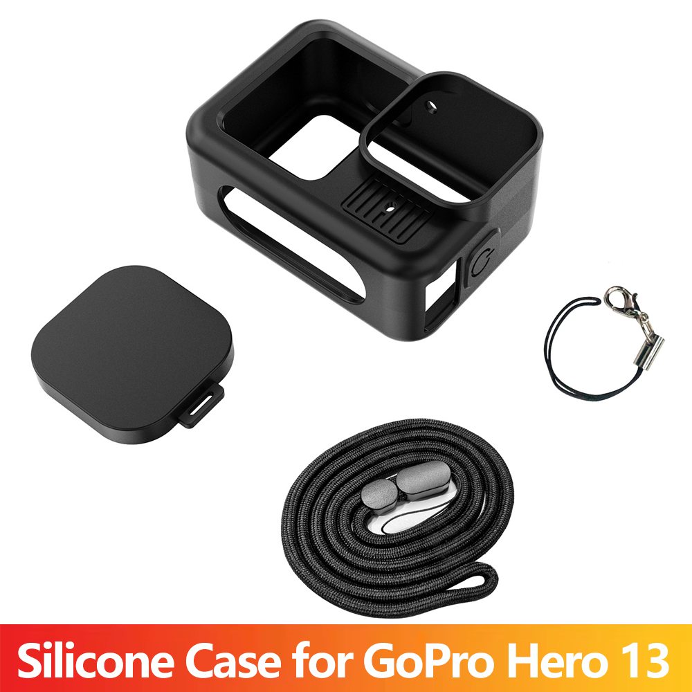 Silicone Protective Case Lens  - Gopro Action Camera Hero 13 Black recension och pris