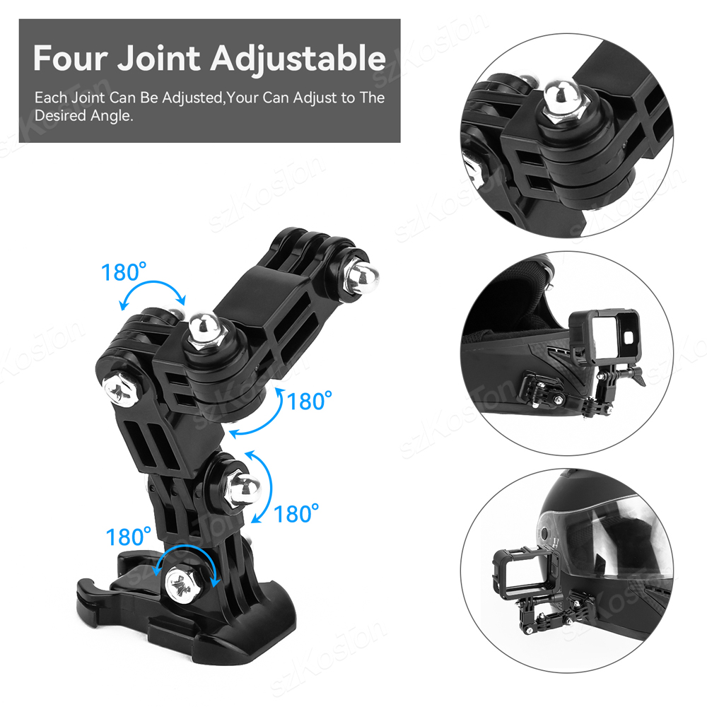 Motorcycle Helmet Chin Mount K - Gopro Action Camera Hero 13 Black recension och pris